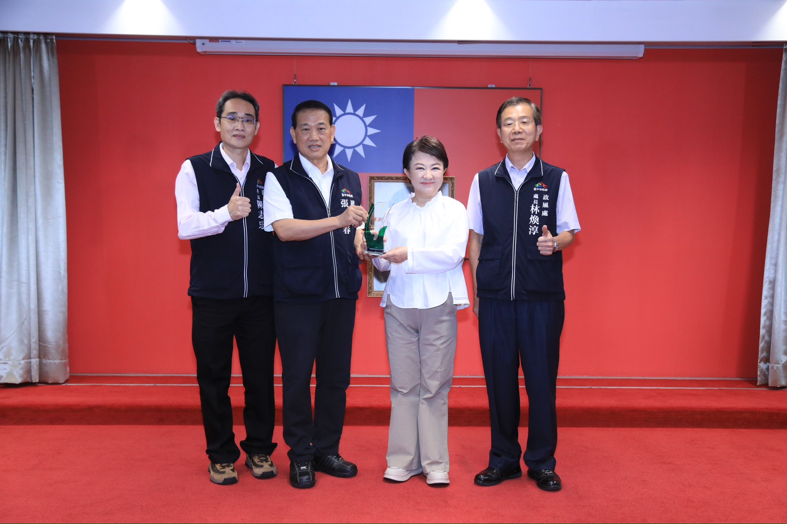 中市府採購稽核9連優  市長肯定公開透明成效...