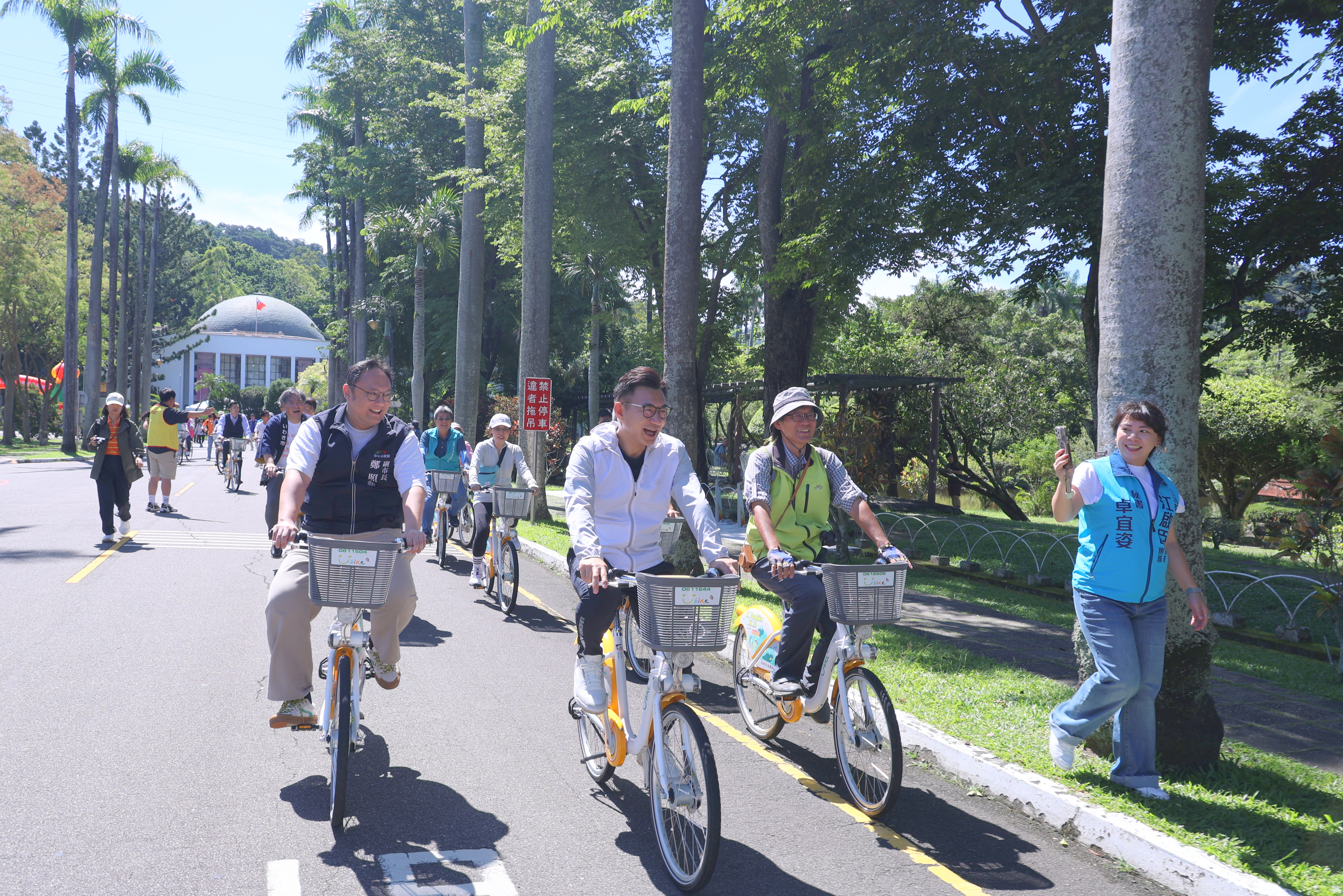 立院中南部服務中心攜手參山處  霧峰YouBike低碳輕旅首發啓...