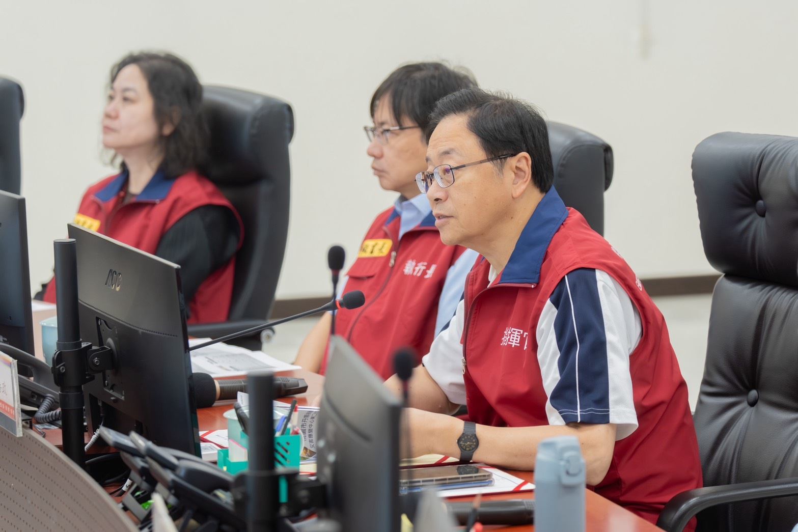 丹娜絲颱風災害應變第二次工作會議　張善政：持續堅守完...
