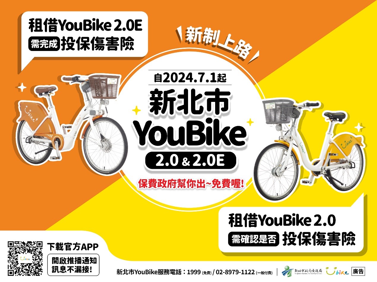 YouBike動滋騎乘券即將上線   新北通勤綠廊水岸風光任你遊