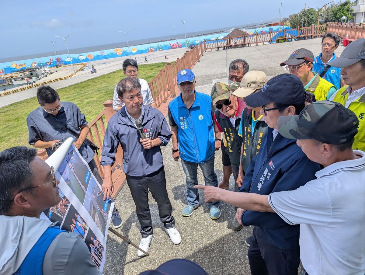視察大寮林園排水與漁港基礎建設 陳其邁：落實預防性治理提升城市韌性