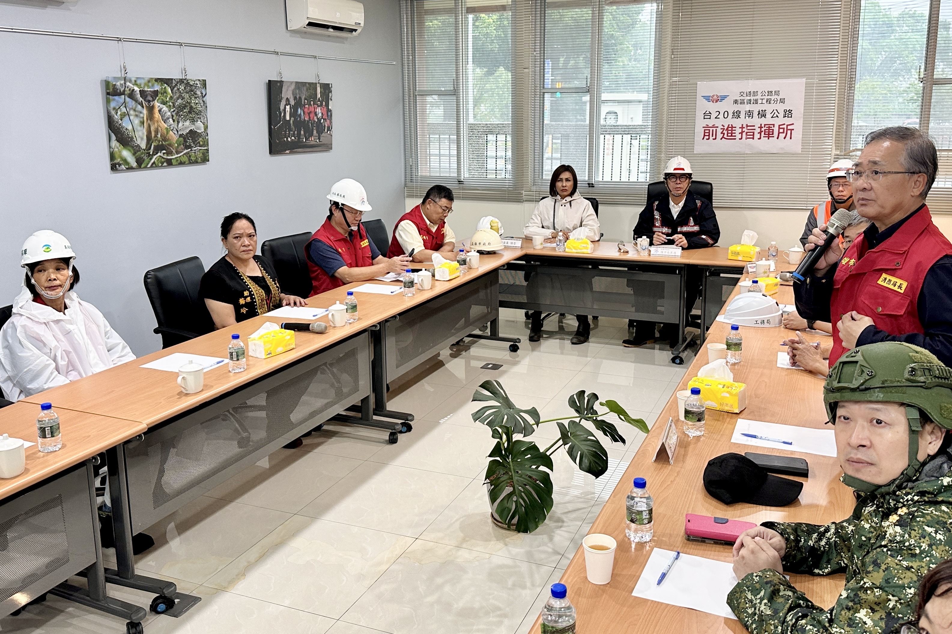 高市府設六龜寶來前進指揮所   陳其邁勘災提4大應變指示   ...