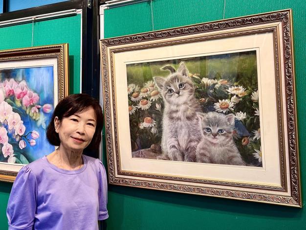 民治市政中心粉彩藝文展  劉素君創作個展即將開展...
