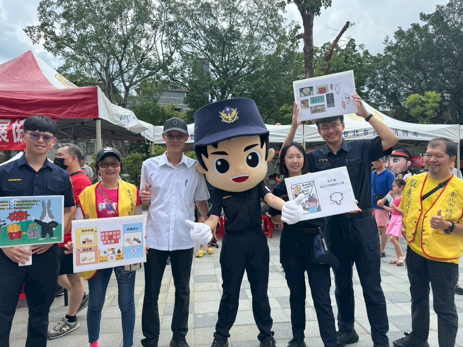 宣導不缺席！北投警現身社區園遊會傳遞安全觀念