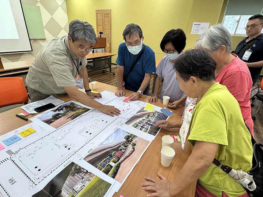 公園設計即時看  北投兩公園景觀工作坊首次導入AI...