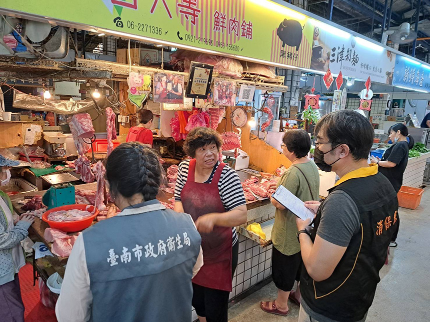 台南啟動防疫機制  全力守護食安穩定市場豬肉供應...