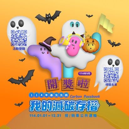 基北北桃「我的減碳存摺」全民運動9月份「月月抽」及「月...