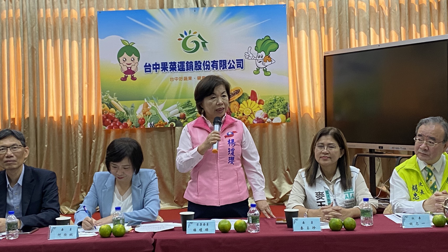 楊瓊瓔助攻台中農業搶進1億經費 台中、豐原果菜市場＆農富市集全升級