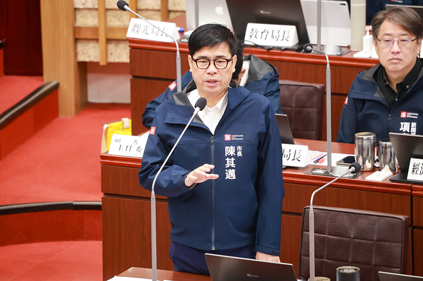 重視高雄公園更新維護  陳其邁歡迎企業參與