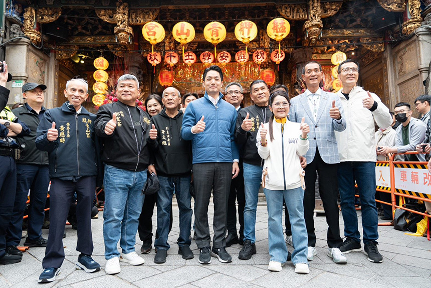 青山王巡察暗訪首日  蔣萬安邀市民感受艋舺魅力...