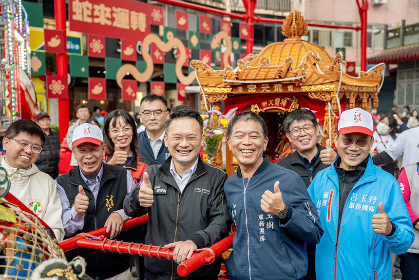 新竹都城隍  278年首度蒞臨龍潭...