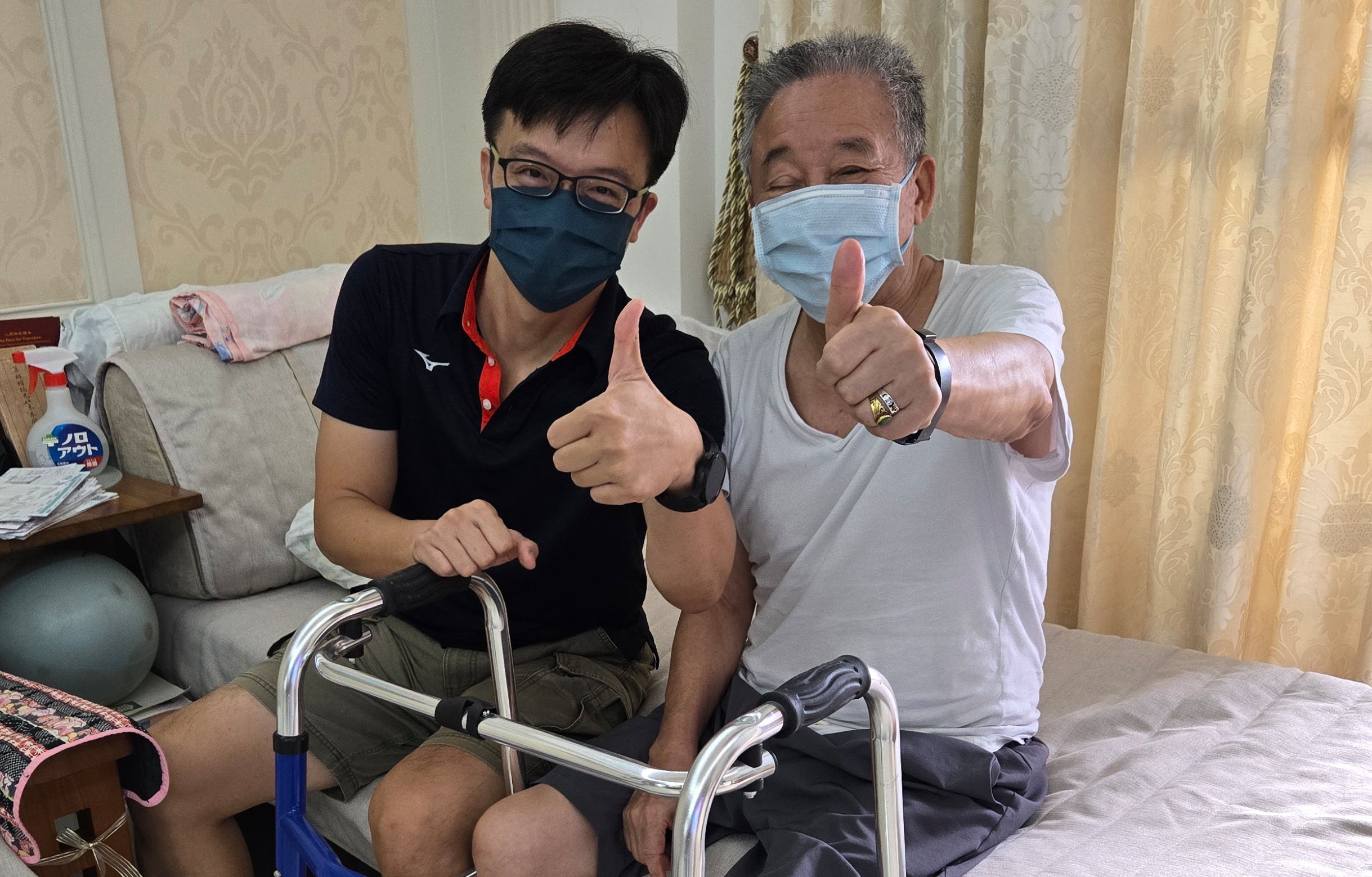 高市衛生局推醫事人員到宅專業服務  助長照個案提升自我照顧能力