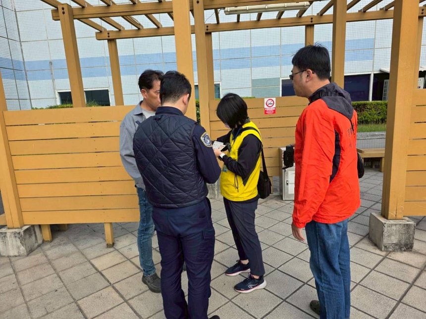 高市衛生局強化小港機場禁菸管理  戶外紅線禁菸區吸菸即查即罰