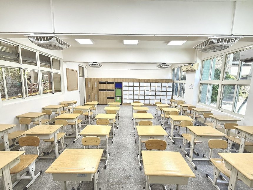 北市2025斥資3.3億改造國高中教室  導入智慧收納與美感設計...