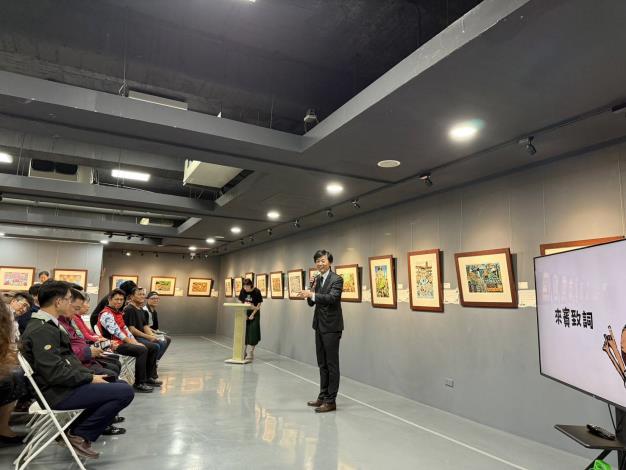 藝術點亮偏鄉最美校園 「藝童想像」樹人國小師生版畫展新...