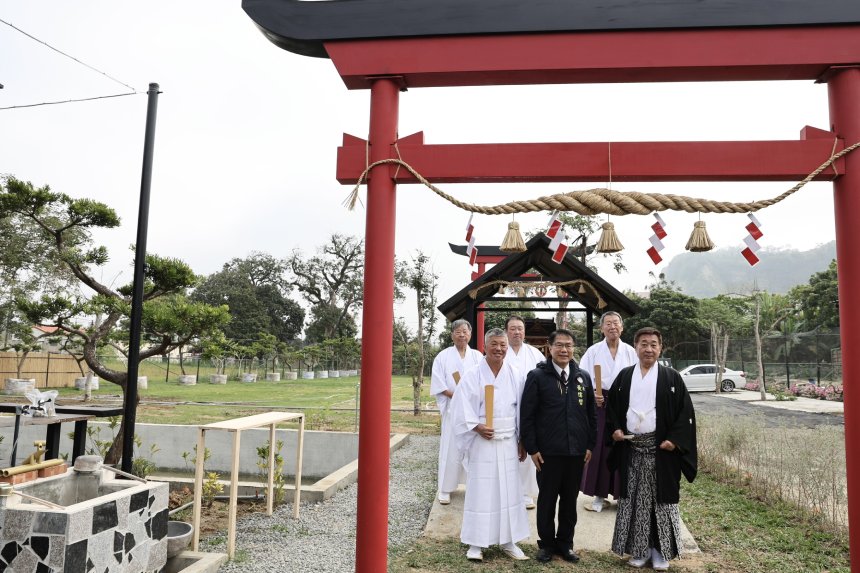 日本重機神社首度海外落腳台南  黃偉哲親臨入魂儀式...