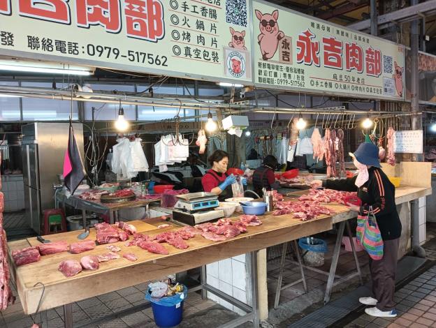 臺南市迅速啟動非洲豬瘟補助機制 補助款即時到位穩定攤商...