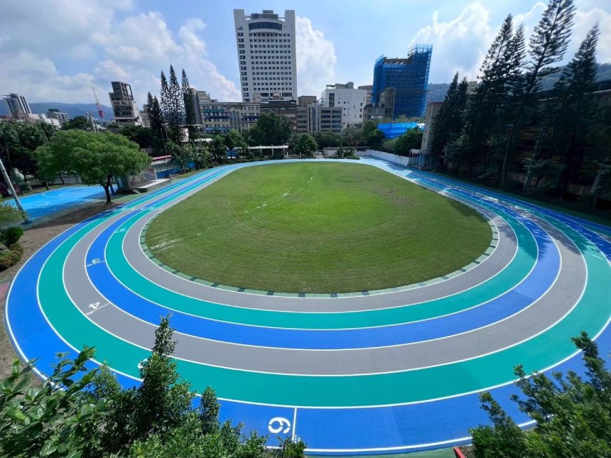 台北市跑道球場華麗轉身  構築運動教育新地標...