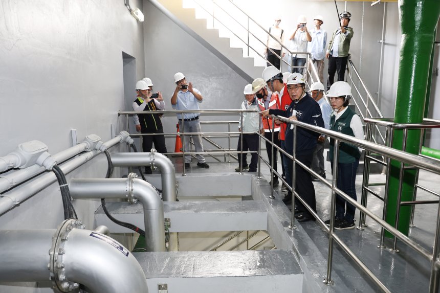 黃偉哲視察虎尾寮污水下水道工程  推動接管建設提升城市...