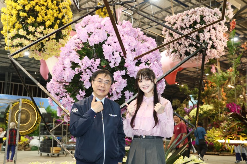 2026台灣國際蘭展暨花卉科技展2/27登場  黃偉哲推AI藝術打造...