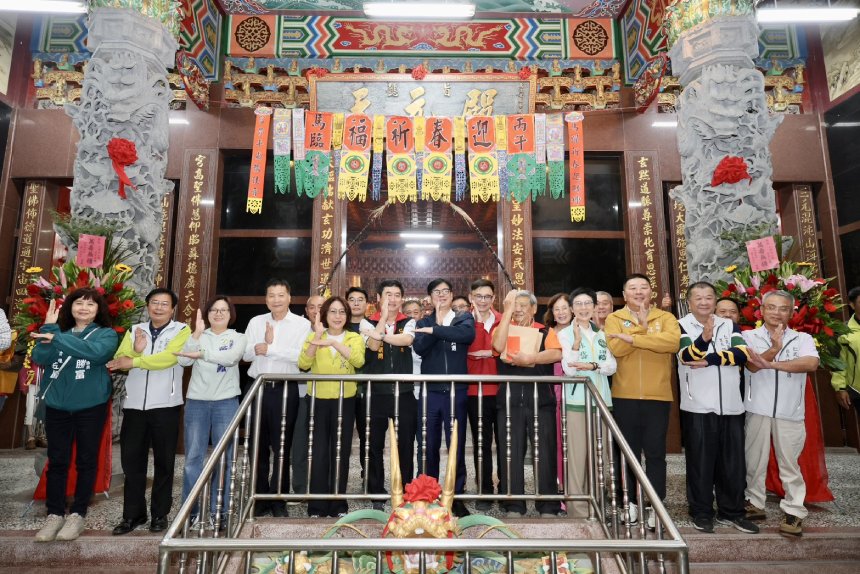 迎天公生走訪4宮廟  陳其邁祈願市運昌隆