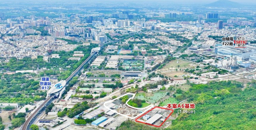 高雄半導體S廊帶成形  R17世運站A6公辦都更將公告招商