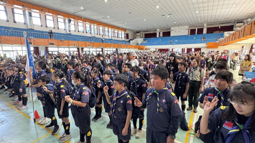 台南市慶祝三五童軍節  海事探索闖關展現童軍精神...