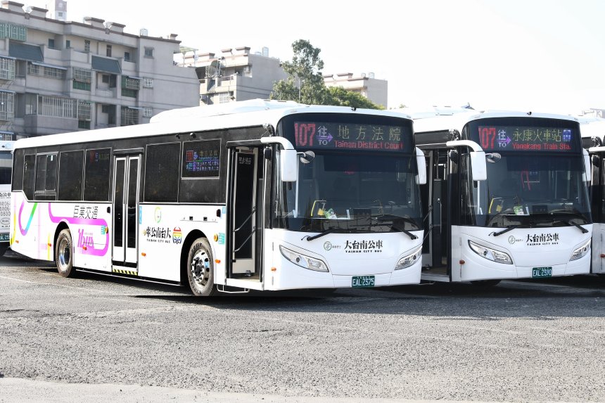 台南第2條都會公車107路「永康火車站－地方法院」  3/18上...