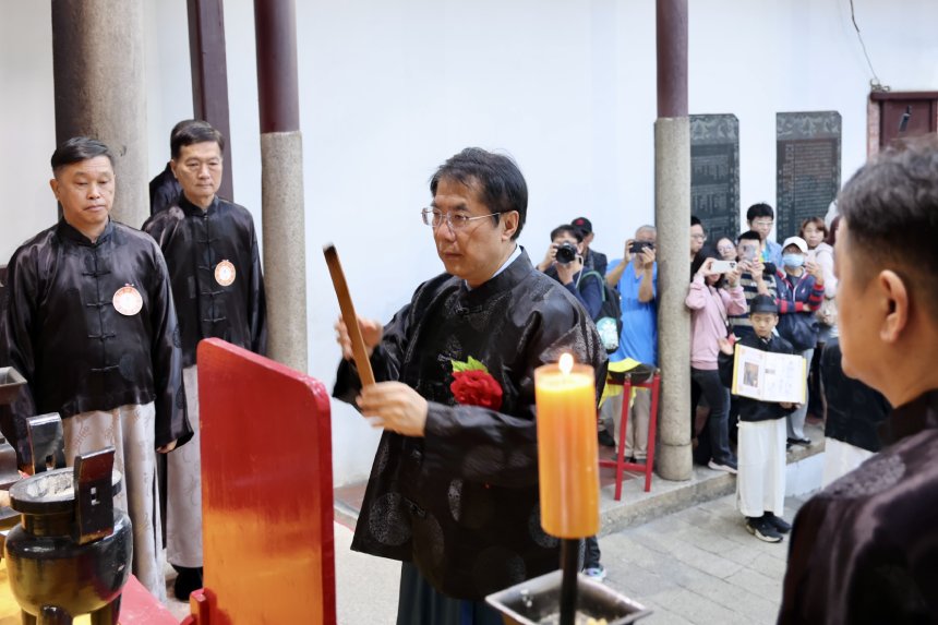 台南春祭武聖祭祀大典  黃偉哲主祭傳承古禮...