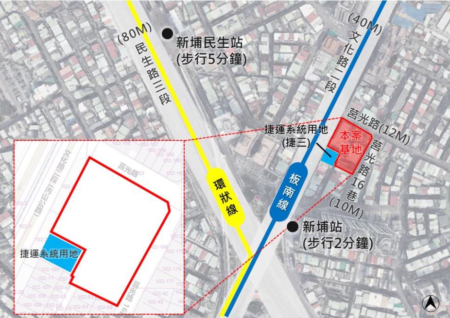 總投資金額達128億元 捷運板橋線新埔站開發基地25日招商...