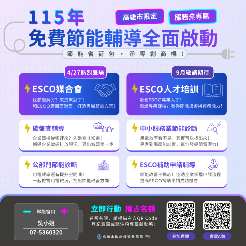 高雄ESCO觀摩會進軍漢神巨蛋  免費企業節能診斷與補助4月起全面啟動