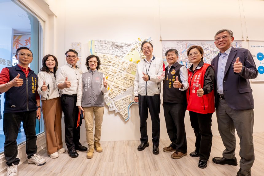 中壢舊城願景交流基地開幕  張善政：活化舊城打造步行友...