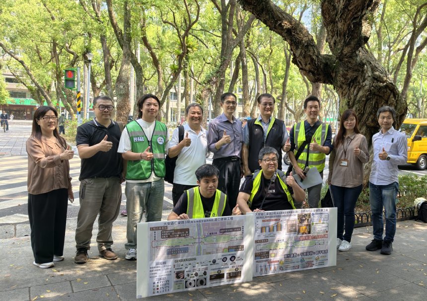 廢輪胎變身平坦大道  環境部大讚北市「橡膠瀝青」成效...