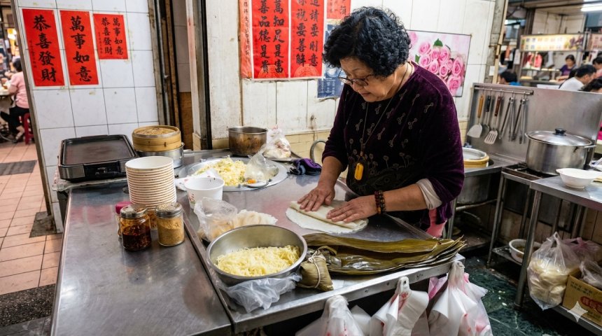 台南市場春捲應景登場  多元食材展現在地節日飲食特色...