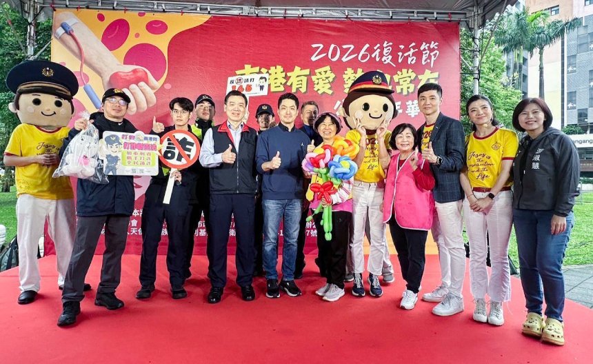 Q版警娃「熱血傳愛」  南港眾教會藝起發聲宣導「識詐」...