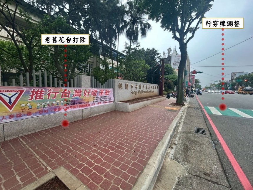 桃園持續打造人本交通  通學廊道改善已完成96校...