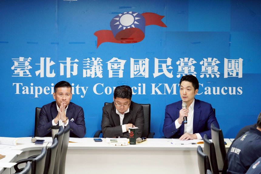 蔣萬安赴國民黨團說明重大法議案  爭取支持各項市政推動...