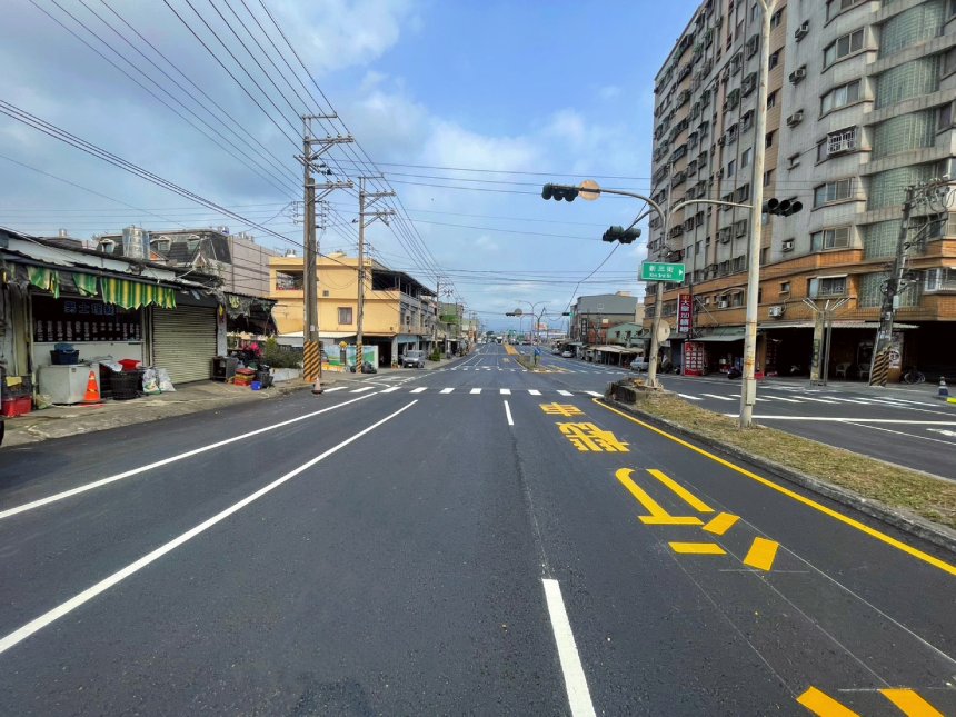 循環材料再利用  斥資4,300萬全面翻新大寮新厝路