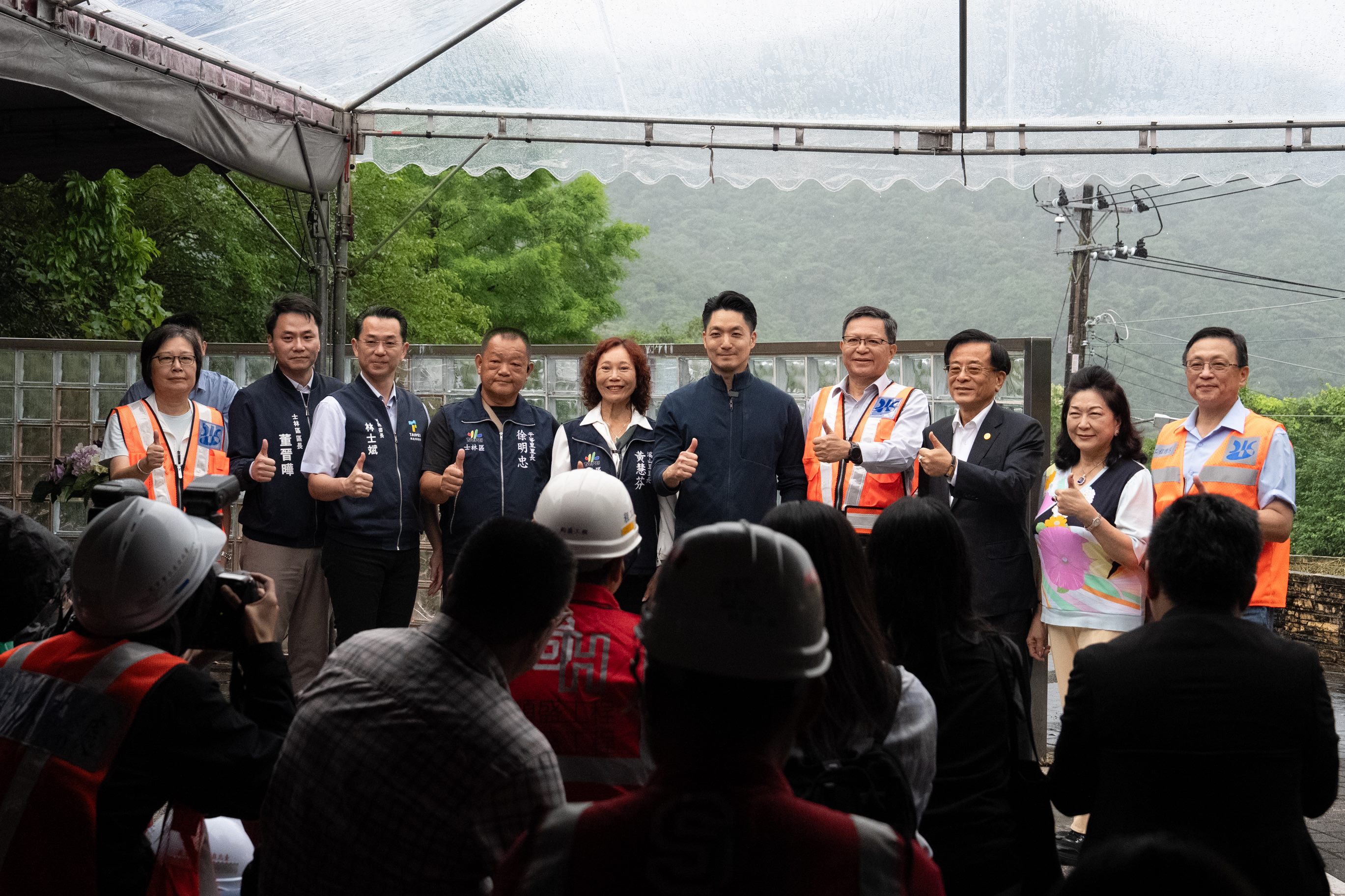 市長親自視察士林區溪山、平等高地供水工程 確保山區居民...