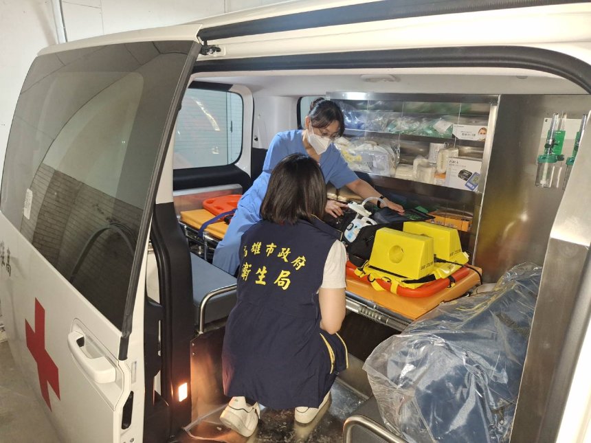 高市衛生局查核救護車設備  超額收費依法最高罰30萬