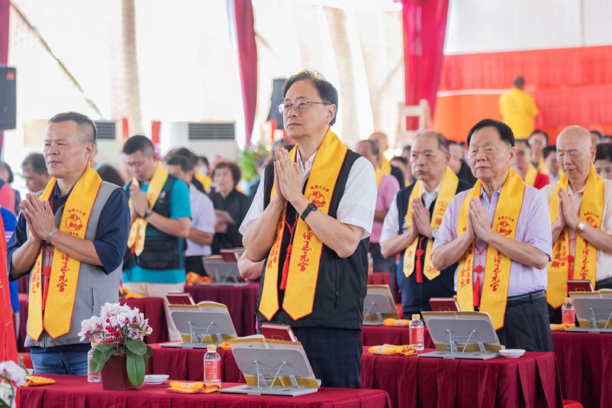 桃園天公廟275週年攘災賜福祈安法會  張善政祈福市立醫院...