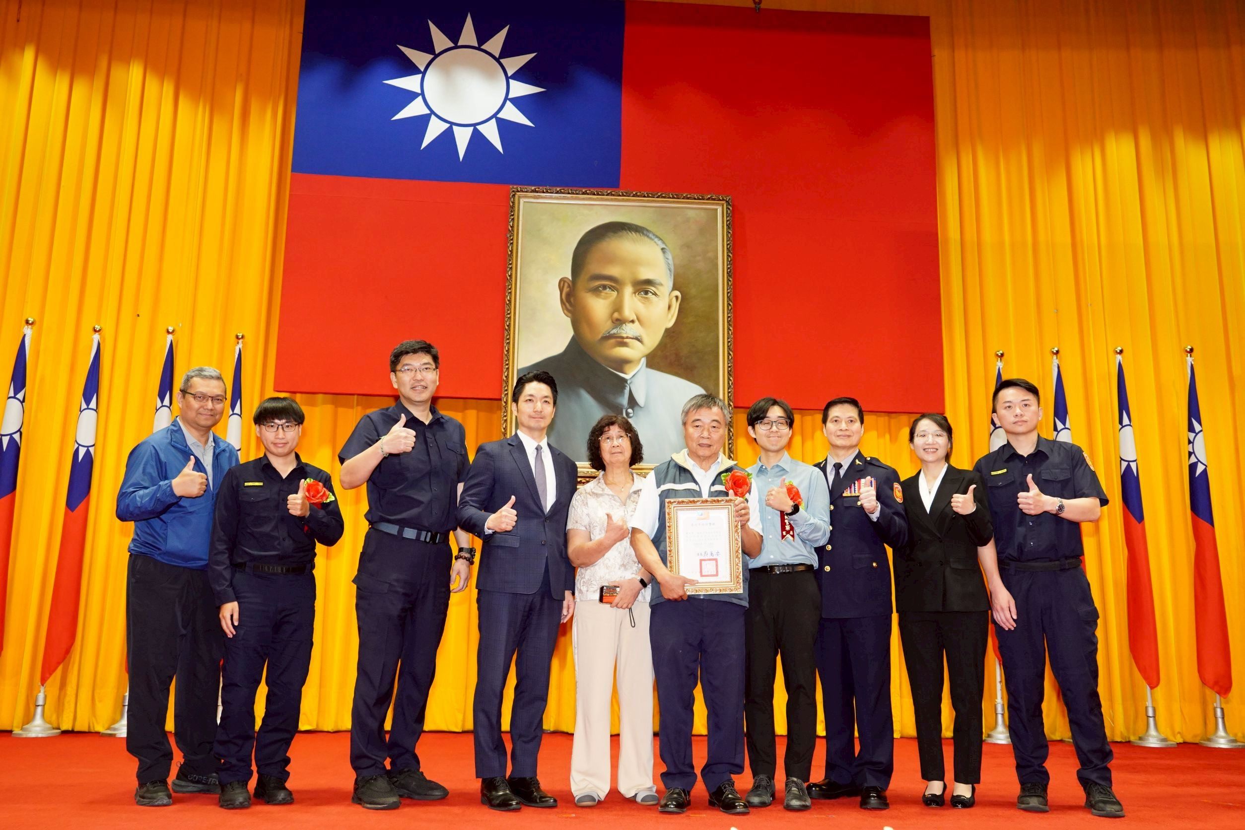 出席金吾獎表揚優秀警察　蔣萬安：以實際行動支持同仁...