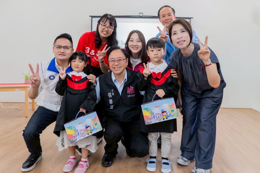視察祥安非營利幼兒園  張善政：桃園2歲專班3年增至200班