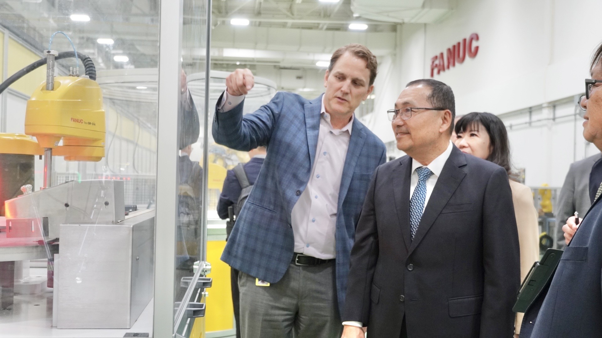 侯友宜參訪國際大廠HIWIN、FANUC　布局新北智慧製造產業...