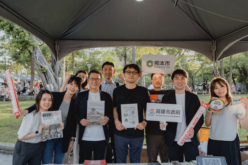 日本5友好城市跨海應援高雄龍舟賽  特色攤位人氣爆棚