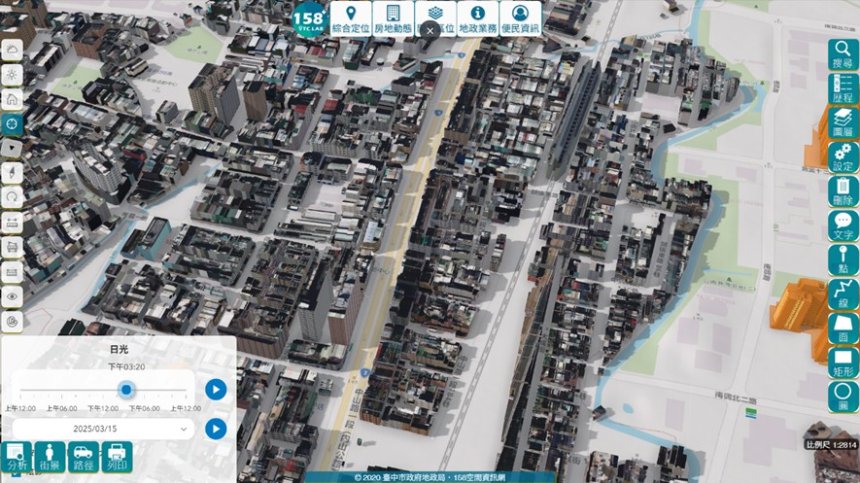 3D實價登錄一眼掌握！  中市建物模型上線10萬戶 數量全國最...