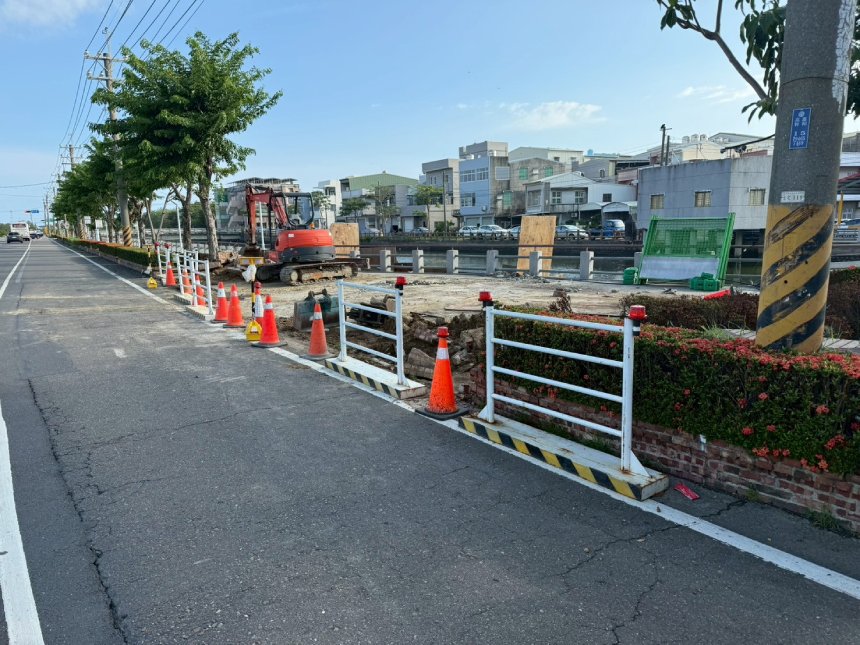茄萣區仁愛路箱涵修復工程啟動  強化排水提升居住安全