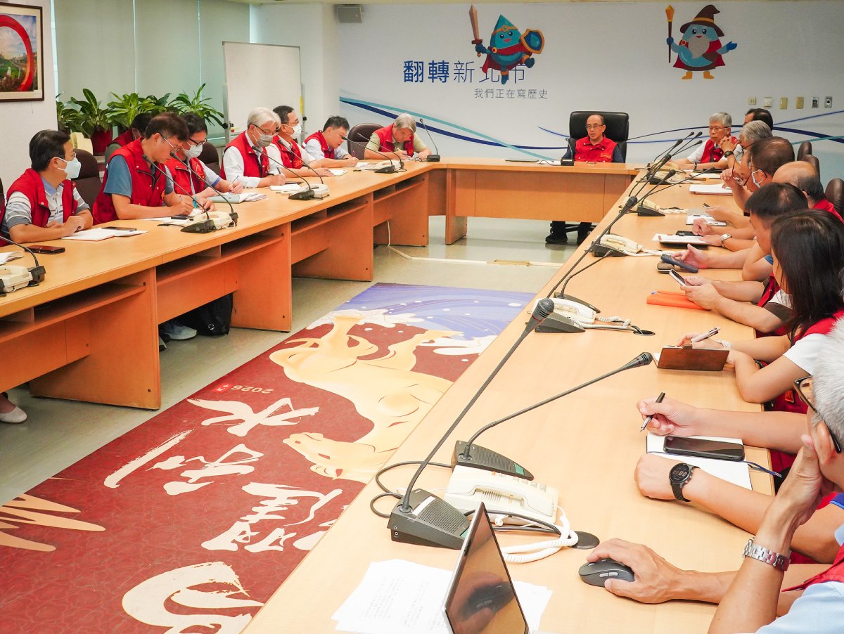 迎戰白海豚颱風  新北智慧防汛與民間齊心戒備...