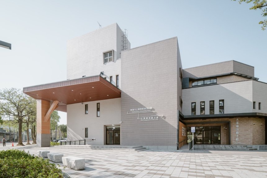 桃園市立圖書館埔頂分館暨親子館完工  榮獲國家卓越建設...