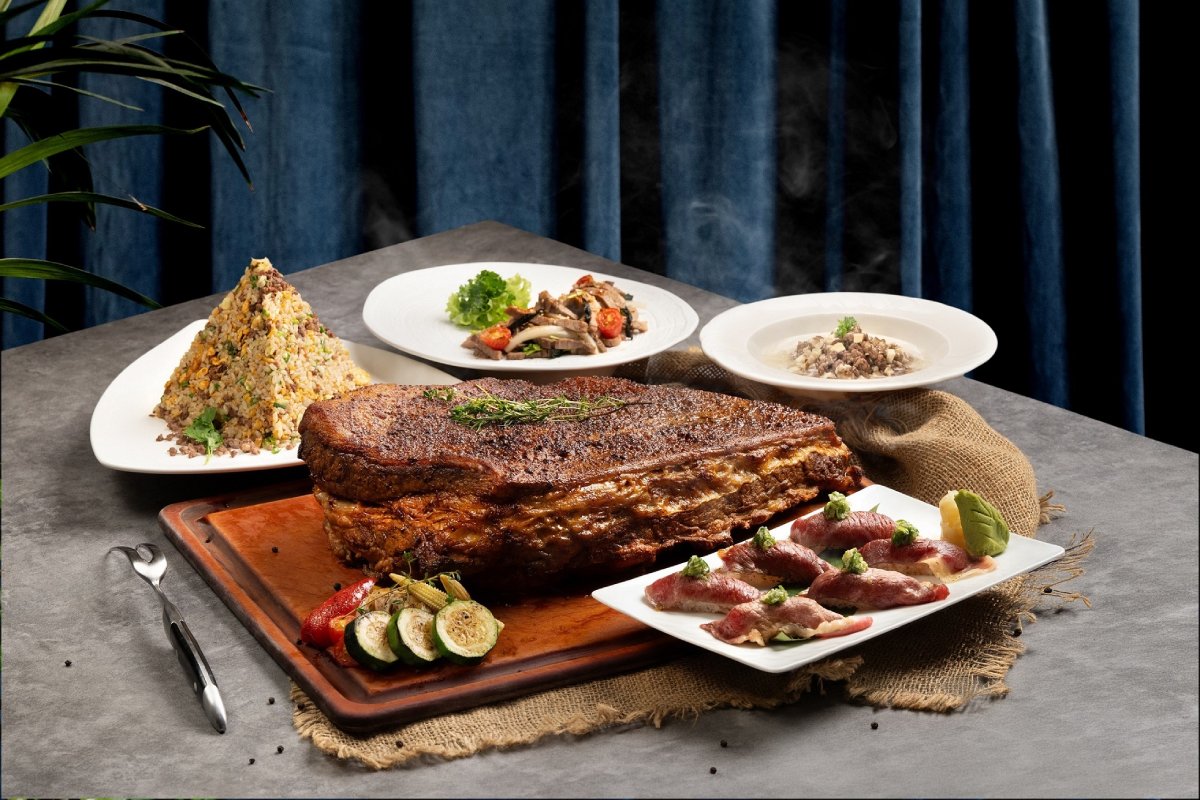 吃美牛慶祝狂歡必來海港  漢來百變牛肉好料增多不加價...